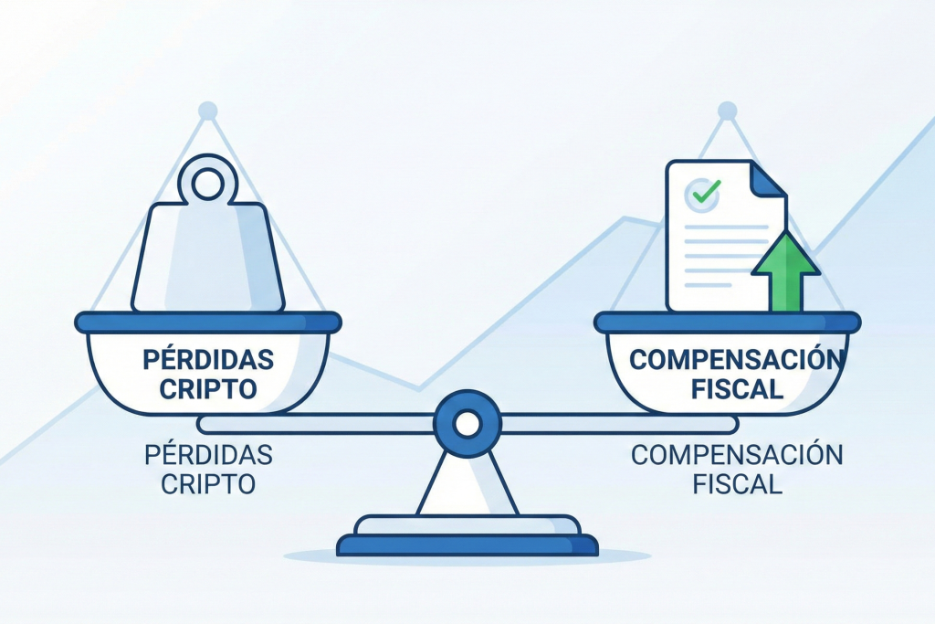 Compensación de pérdidas en criptomonedas.